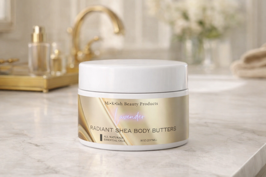 Lavender Luxe – Body Scrub & Beauty Bar Skincare Set