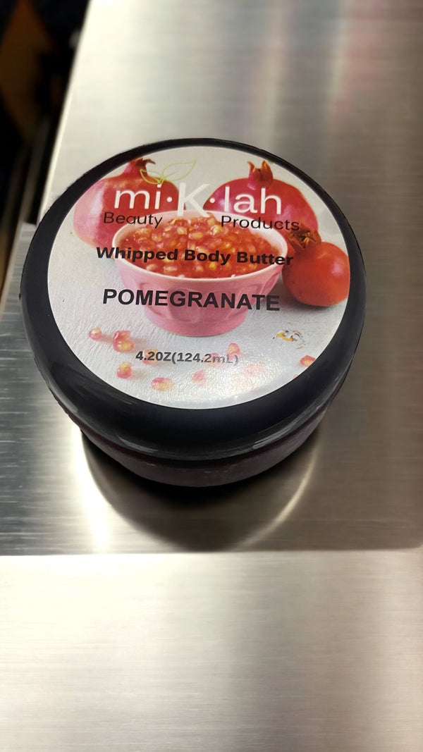 "Pomegranate Bliss: Indulgent Whipped Body Butter and Luxurious Beauty Bar Soap for a Radiant Glow"