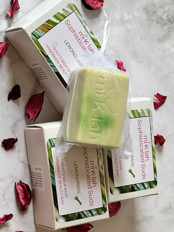 "Zestful Radiance: Lemongrass Infusion Beauty Bars Gift Set"