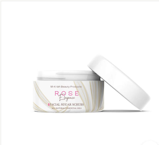 Elegant Rose Body & Face Scrub & Enchanting Beauty Bar Gift Set - Miklah Giftsets