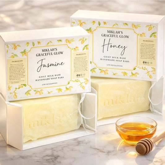 Honey & Jasmine Goat Milk Soap Gift Set – product front view