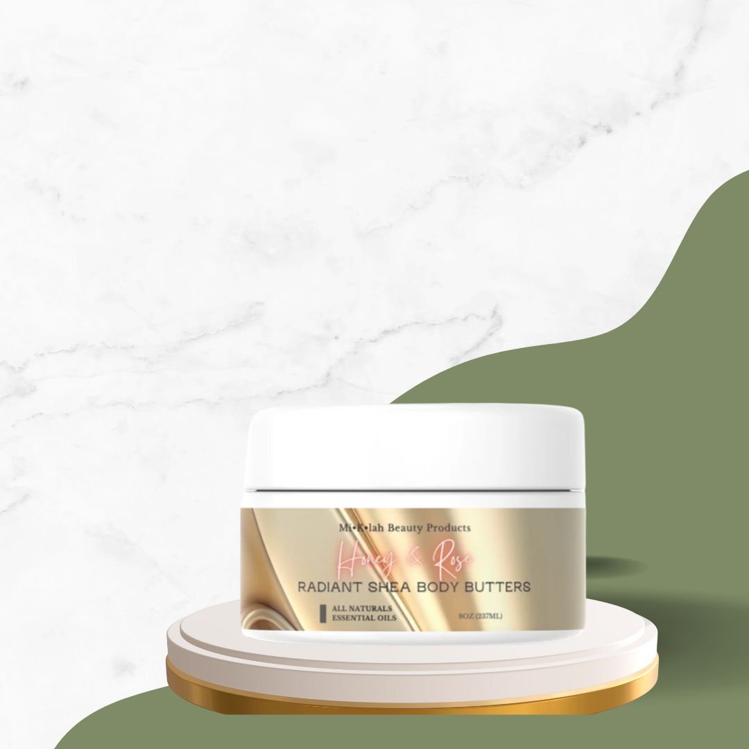 Honey sugar scrub in open jar — golden exfoliating blend for glowing skin