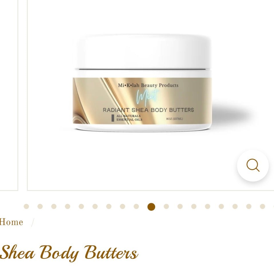 shea body butter rose and mint scent