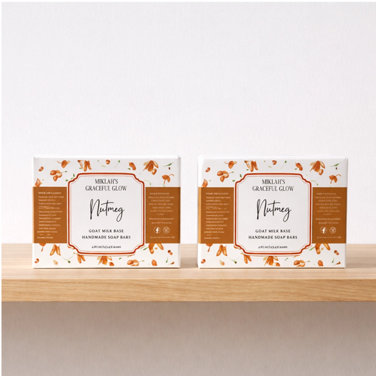 Spice of Serenity: Nutmeg Graceful Glow Bar Soap Gift Set