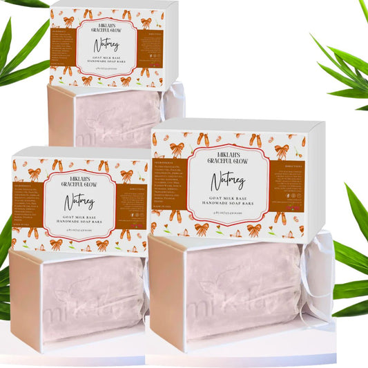 Nutmeg goatmilk bar soap- Miklah Giftsets