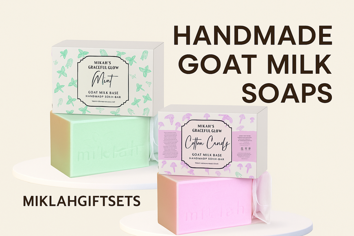 Handmade Goat Milk Beauty Bar Soaps by Miklah Giftsets