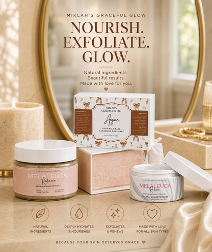 Argan Scalp Scrub & Luxury Robe Gift Set for Men | Miklahgiftsets