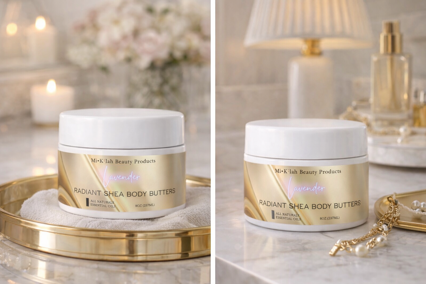 "Lavender Luxe Goat Milk Soap, Scrub & Shea Body Butter Set"