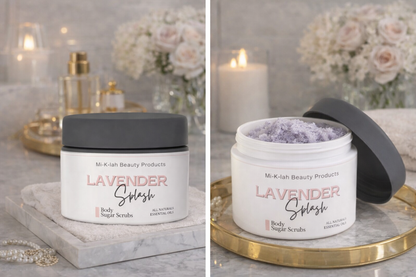 "Lavender Luxe Goat Milk Soap, Scrub & Shea Body Butter Set"