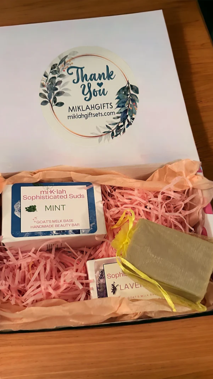 Lavender Mint Beauty Bar Set