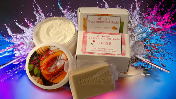 Sweet Honey Body Butter and Rose Beauty Bars, Plus a Complimentary Cashmere Scarf!
