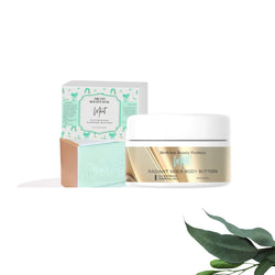 "Minty Bliss Duo: Indulgent Mint Whipped Body Butter and Refreshing Mint Beauty Bar - A Gift of Pure Pampering"