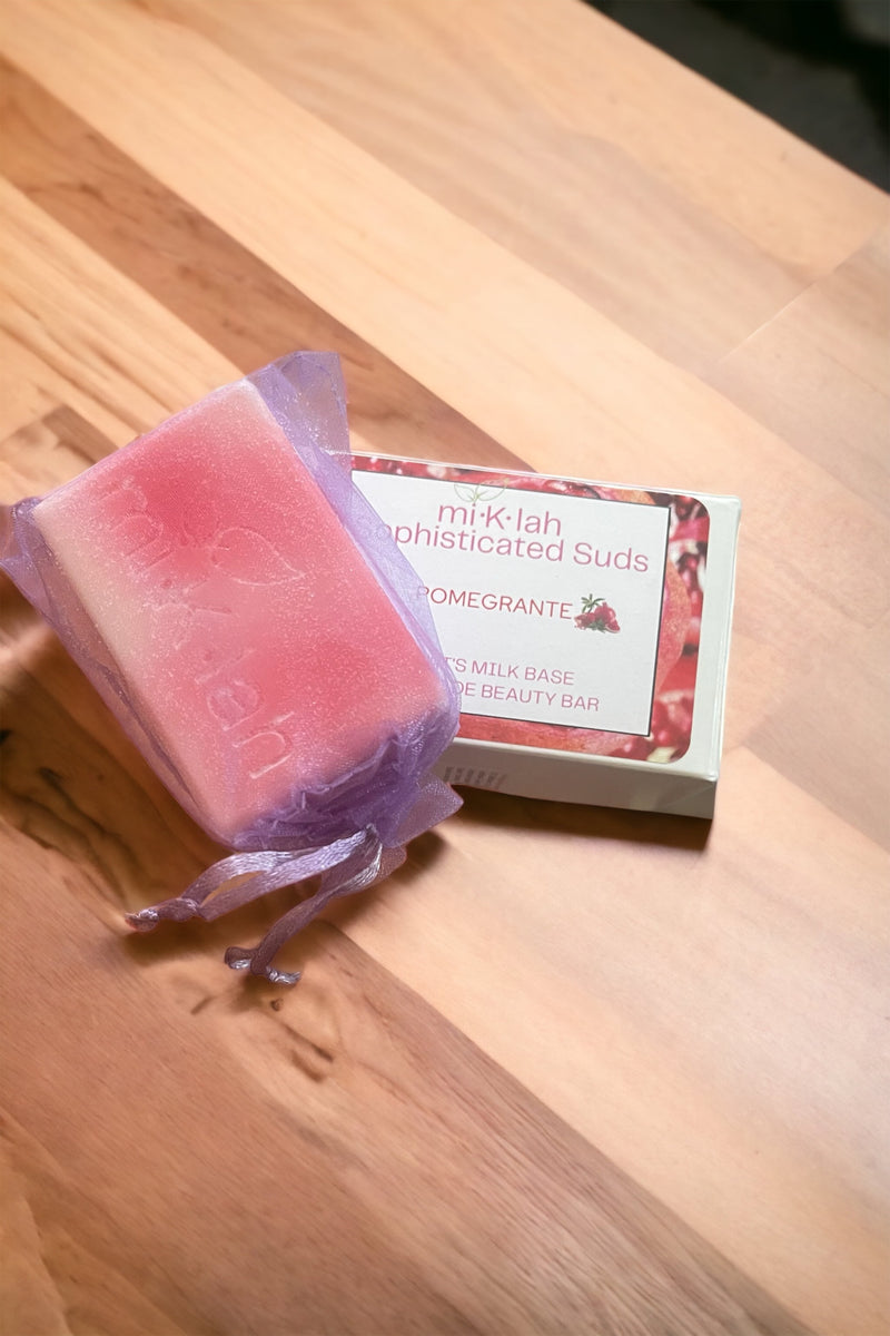 Pomegranate & Argan Beauty Bar Soap Gift Set: Luxurious Bliss Awaits