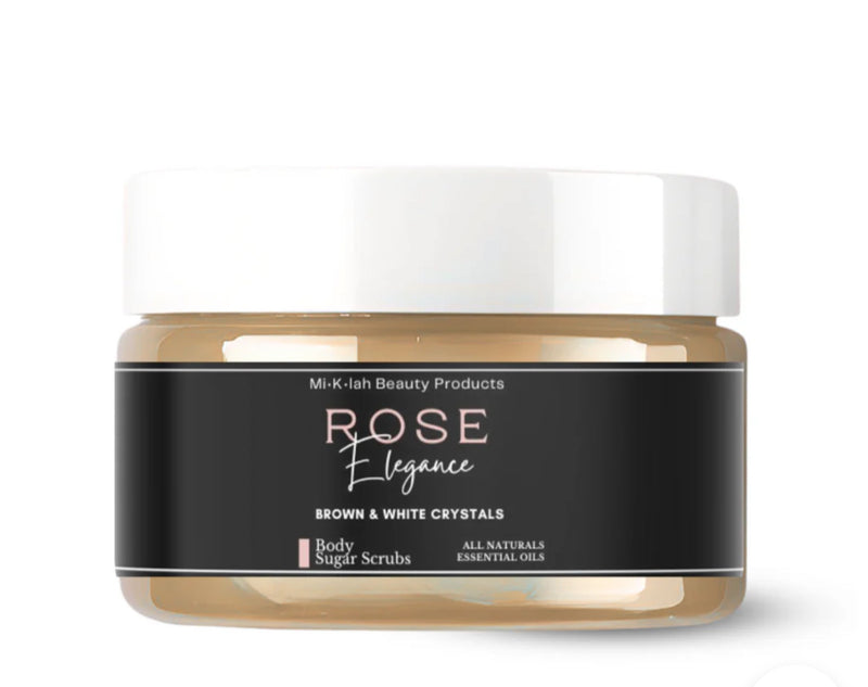 Elegant Rose Body & Face Scrub & Enchanting Beauty Bar Gift Set