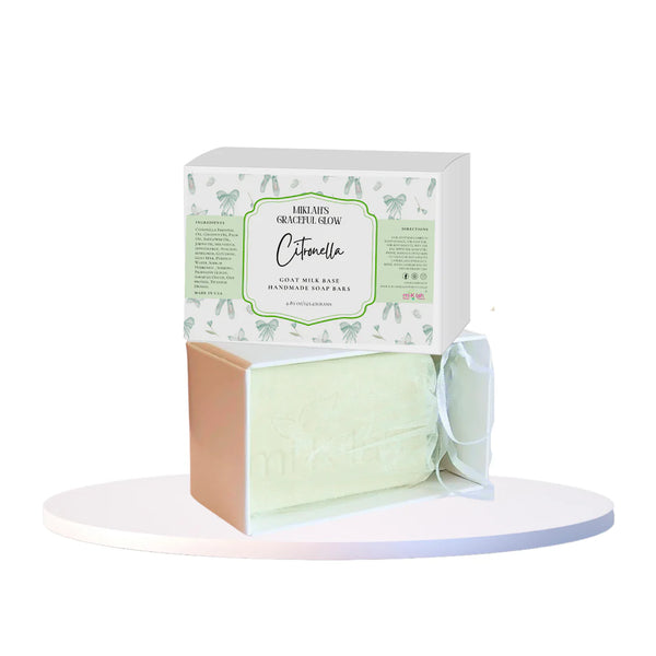 Exquisite Elegance: Citronilla, Jasmine, and Vanilla Lemon Infused Graceful Glow Bar Soap Gift Set