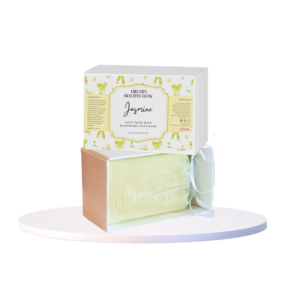 Exquisite Elegance: Citronilla, Jasmine, and Vanilla Lemon Infused Graceful Glow Bar Soap Gift Set - Miklah Giftsets
