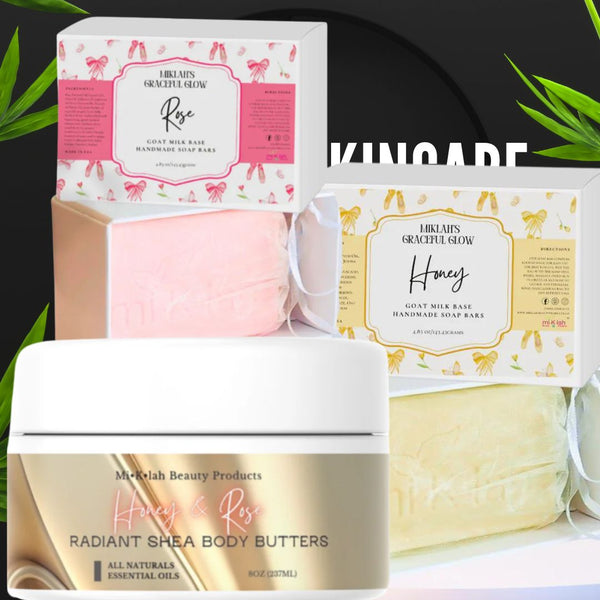 Sweet Honey Body Butter and Rose Beauty Bars, Plus a Complimentary Cashmere Scarf!