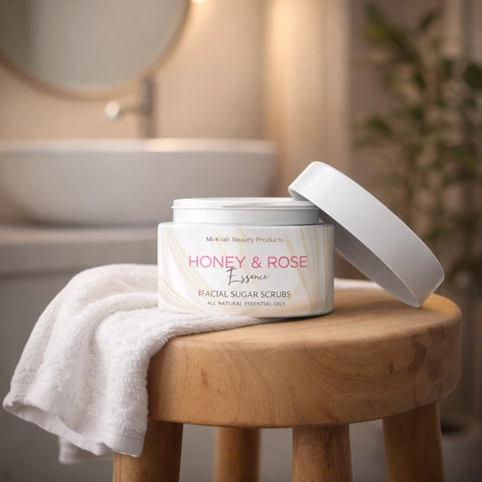 Honey Rose Shea Body Butter & Sugar Scrub Gift Set – gift set packaging