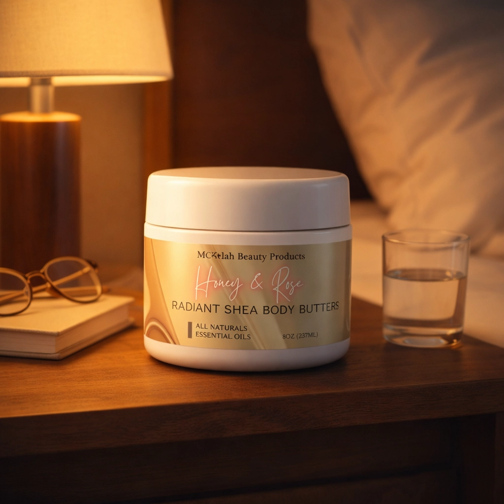 "Honey Rose Luxe Shea Body Butter & Scrub Gift Set | Miklah"