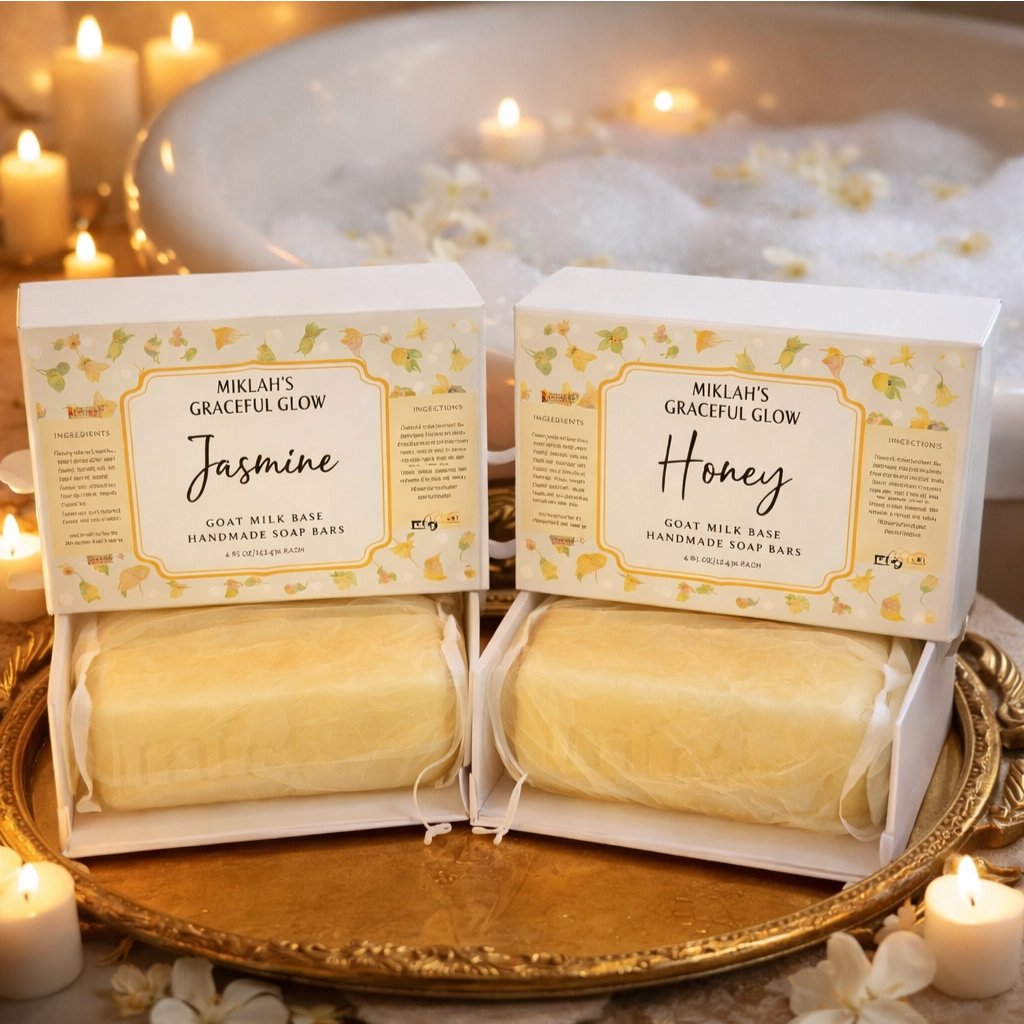 Honey & Jasmine Goat Milk Soap Gift Set – gift set packaging