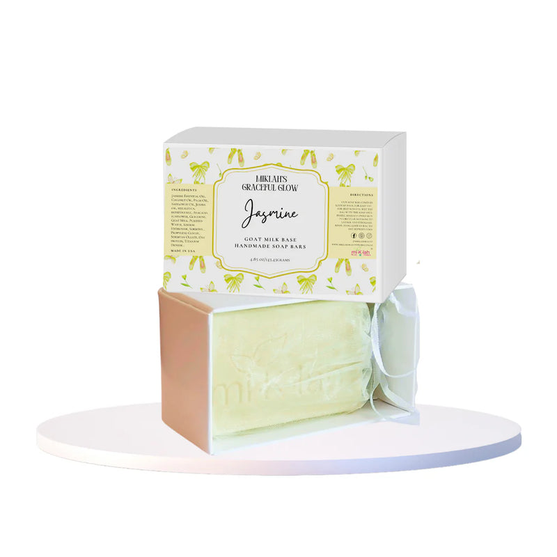 Exquisite Elegance: Citronilla, Jasmine, and Vanilla Lemon Infused Graceful Glow Bar Soap Gift Set