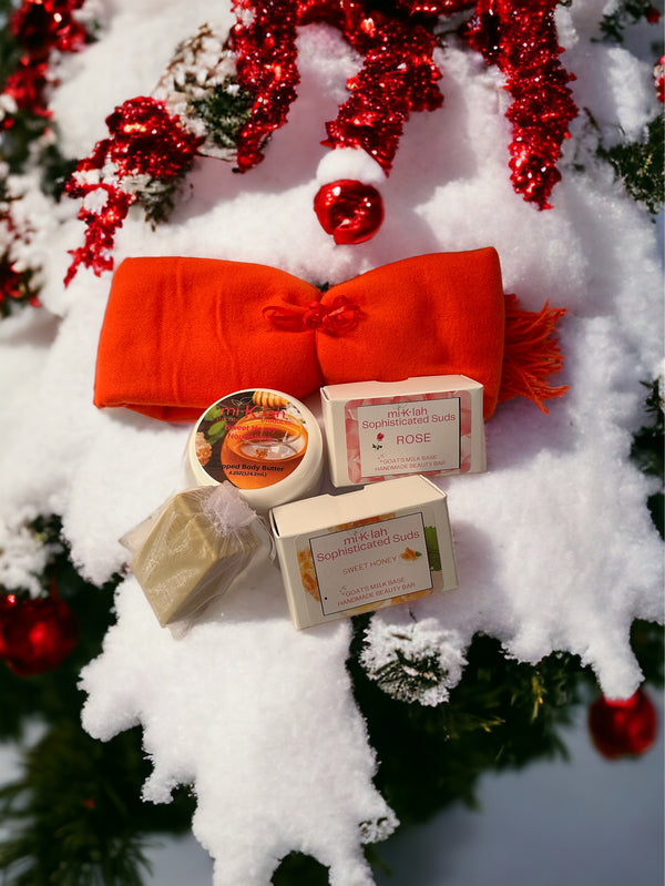 Sweet Honey Body Butter and Rose Beauty Bars, Plus a Complimentary Cashmere Scarf!