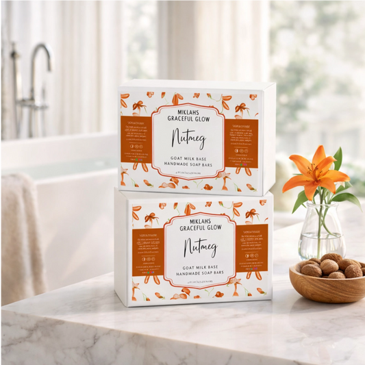 Spice of Serenity: Nutmeg Graceful Glow Bar Soap Gift Set