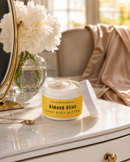 Almond, Shea Body Butter & Goat Milk Soap Duo – texture close-up